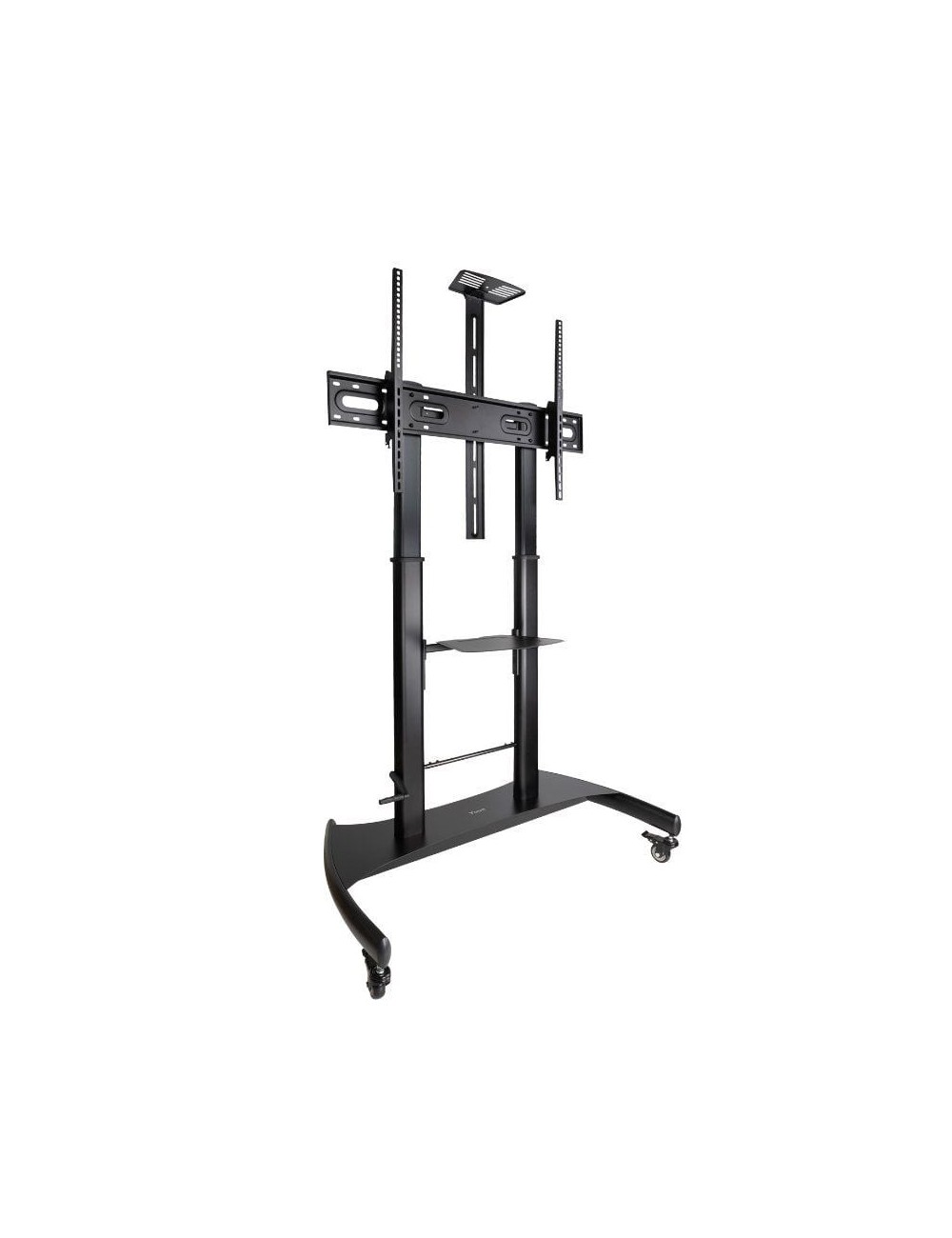 Soporte de Suelo con Ruedas Inclinable/ Nivelable TooQ FS20404HM-B para TV de 60-100'/ hasta 100kg