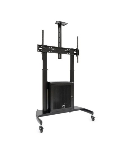 Soporte de Suelo Inclinable con Ruedas TooQ Narnia FS20500M-B para TV de 60-100'/ hasta 100kg