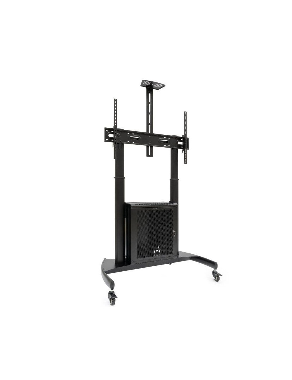 Soporte de Suelo Inclinable con Ruedas TooQ Narnia FS20500M-B para TV de 60-100'/ hasta 100kg