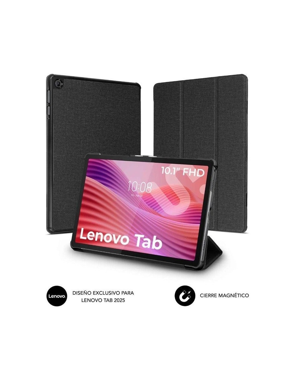 Funda Subblim Shock Case Lenovo Tab 2025 10.1'/ Negra