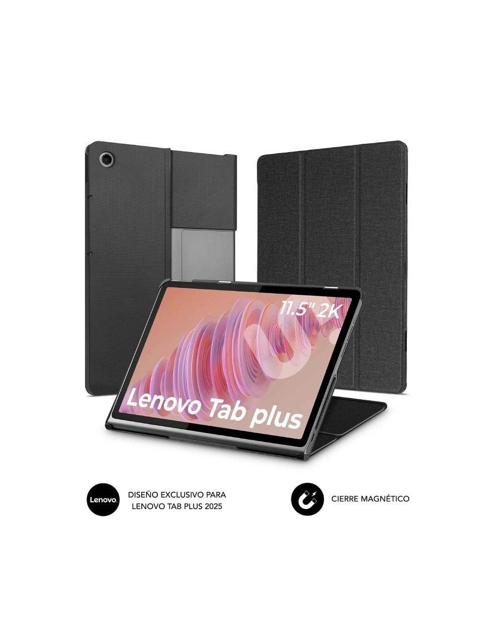 Funda Subblim Shock Case Lenovo Tab Plus 2025 11,5'/ Negra