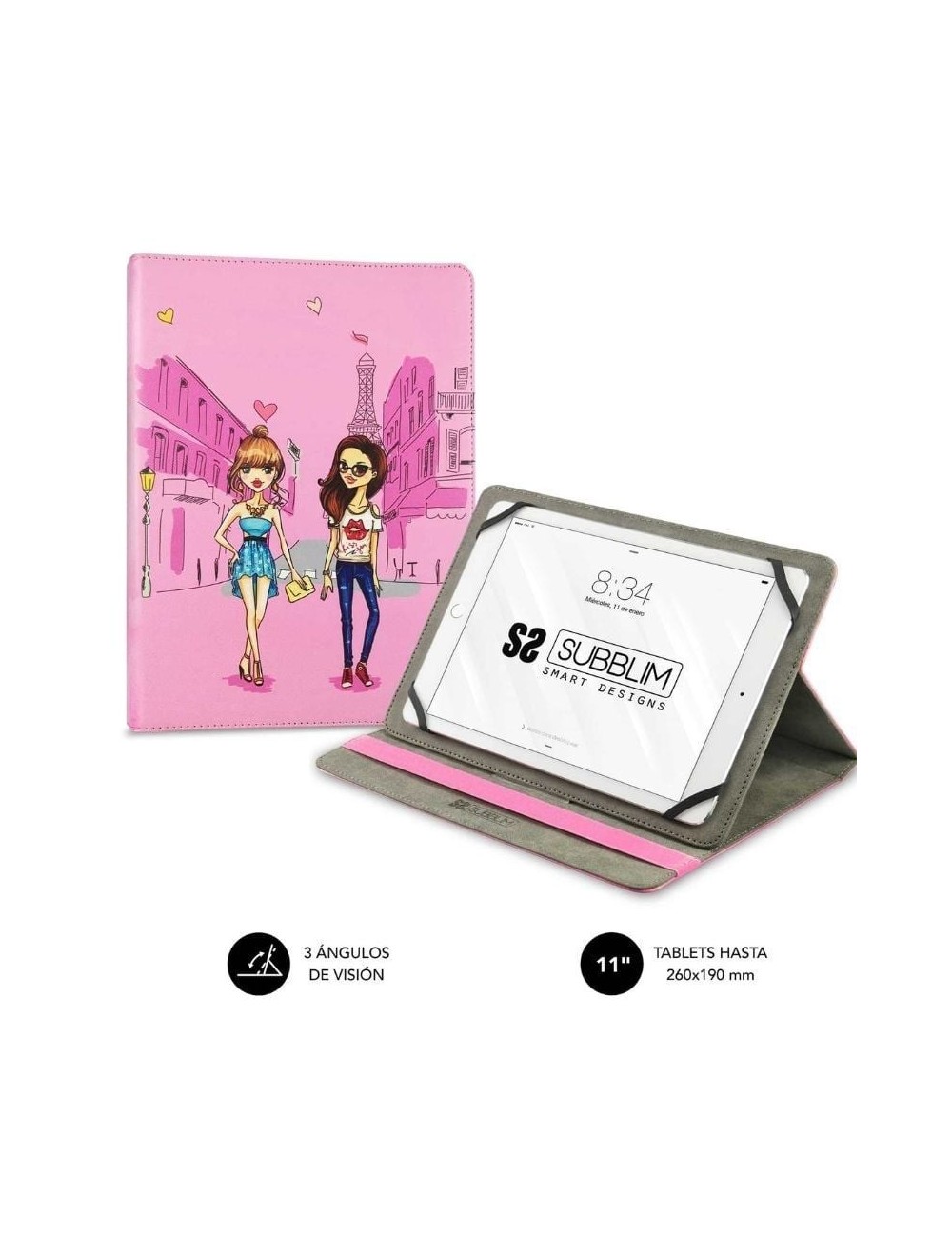 Funda Subblim Trendy Fashion Girls para Tablets de 9.6'-11'