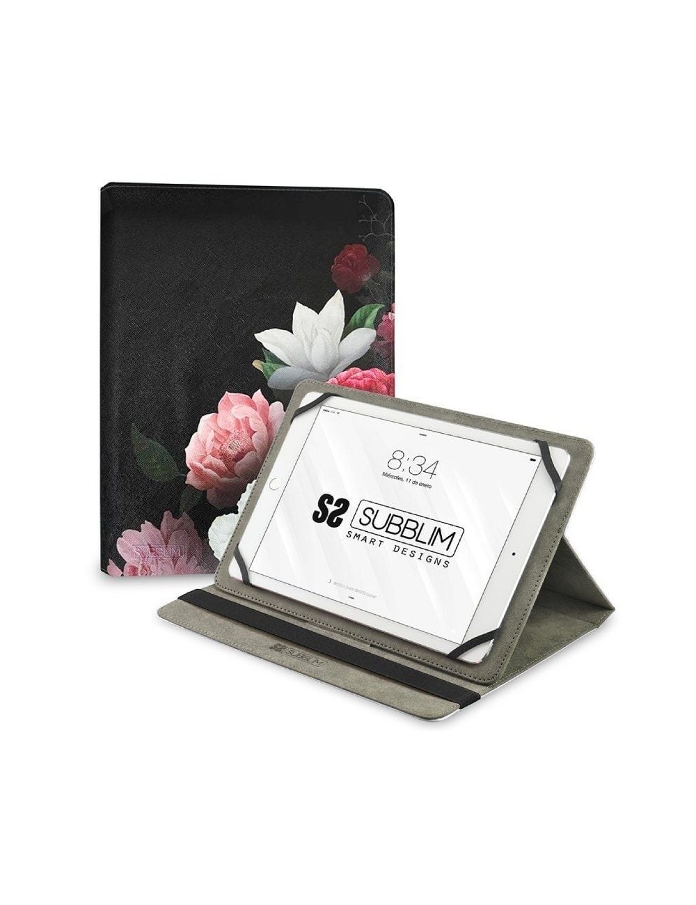 Funda Subblim Trendy Case Rosas para Tablet de 9.6'-11'