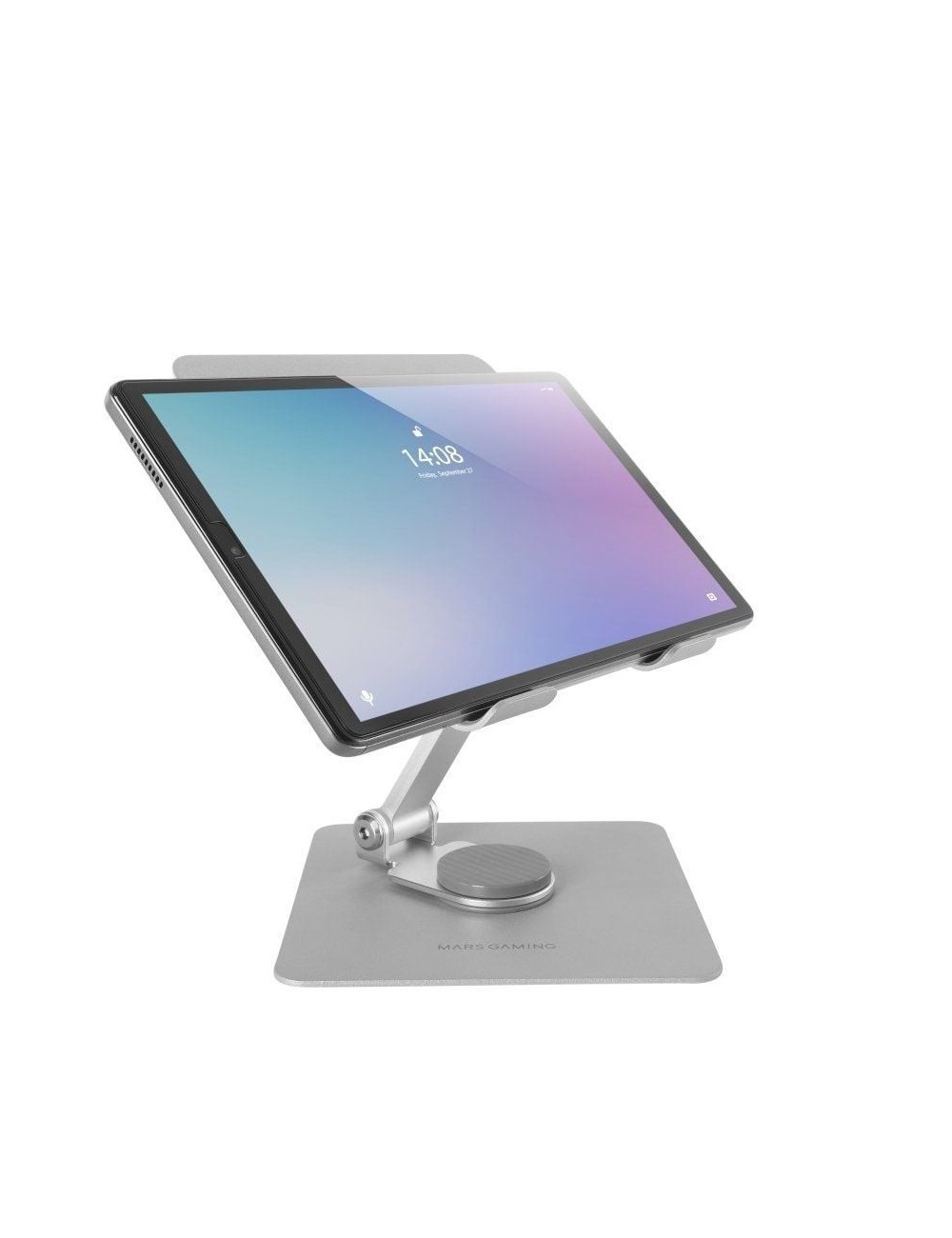 Soporte para Tablets/Convertibles Mars Gaming MA-RST/ hasta 13'/ Gris Plateado