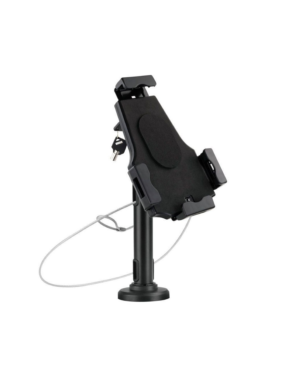 Soporte de Mesa/Pared para Smartphone/Tablet TooQ TQTDS0812/ Antirrobo/ Negro