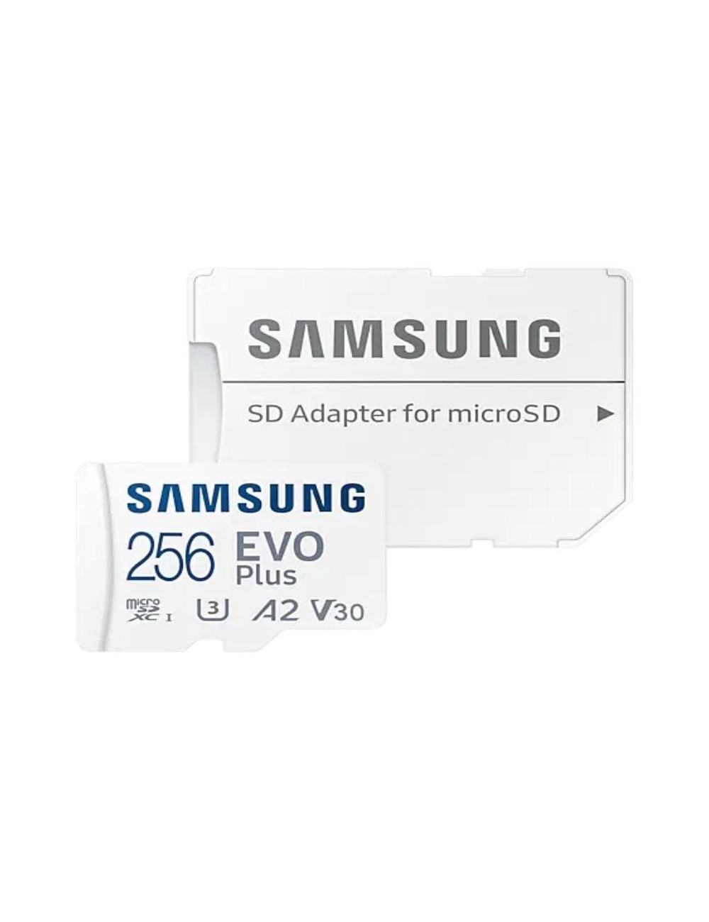 Tarjeta de Memoria Samsung EVO Plus 2023 256GB microSD XC con Adaptador/ Clase 10/ 160MBs