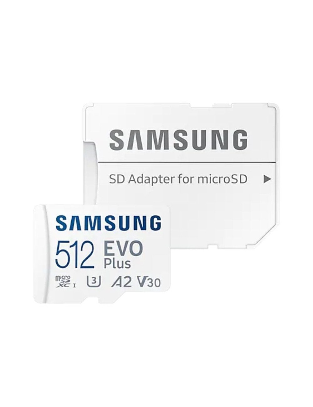Tarjeta de Memoria Samsung EVO Plus 2023 512GB microSD XC con Adaptador/ Clase 10/ 160MBs