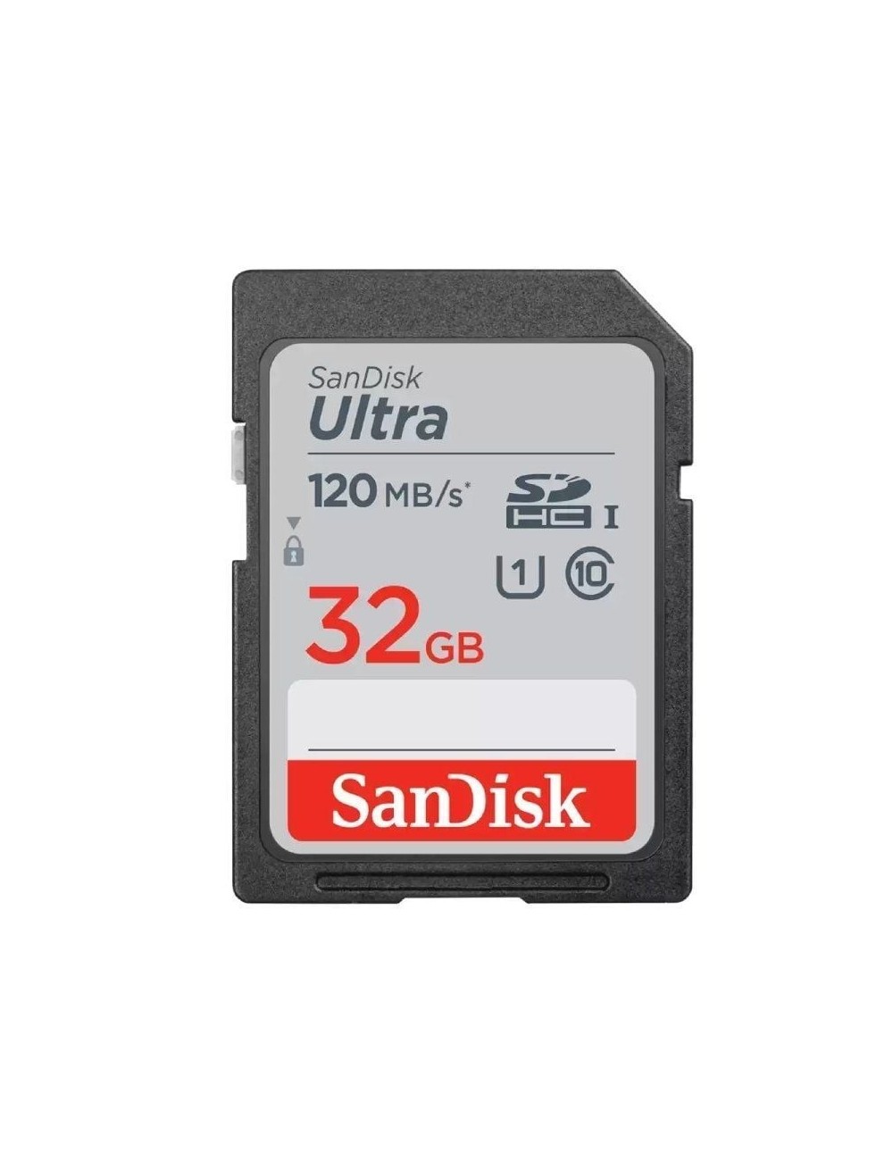 Tarjeta de Memoria SanDisk Ultra 32GB SD HC UHS-I - SDXC/ Clase 10/ 120MBs
