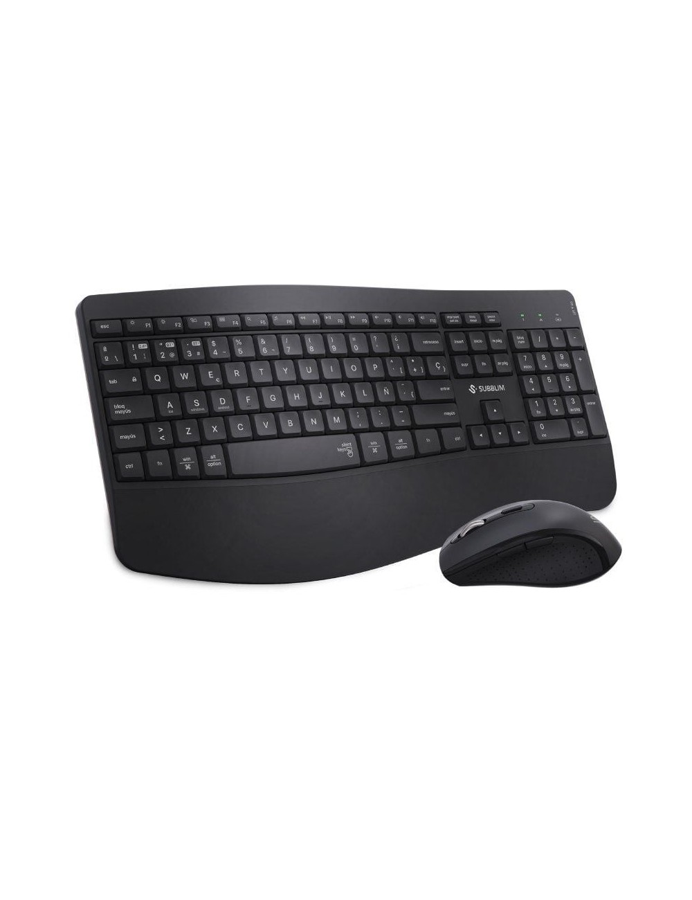 Teclado y Ratón Inalámbrico Subblim Combo Dual Office Prowave/ Negro