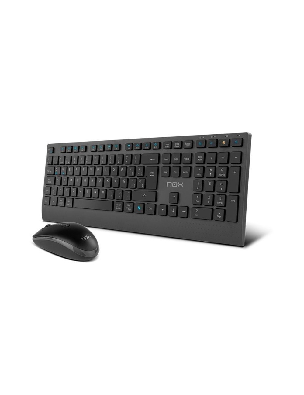 Teclado y Ratón Inalámbricos Nox Lite Duo