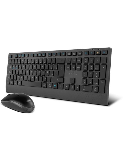 Teclado y Ratón Inalámbricos Nox Lite Duo