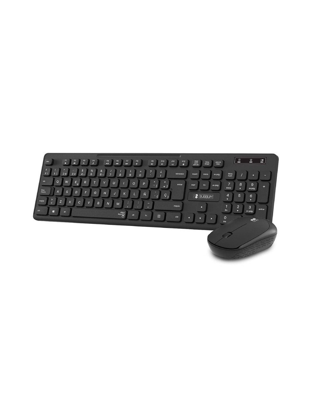 Teclado y Ratón Inalámbrico Subblim Combo Business Slim CSSW10