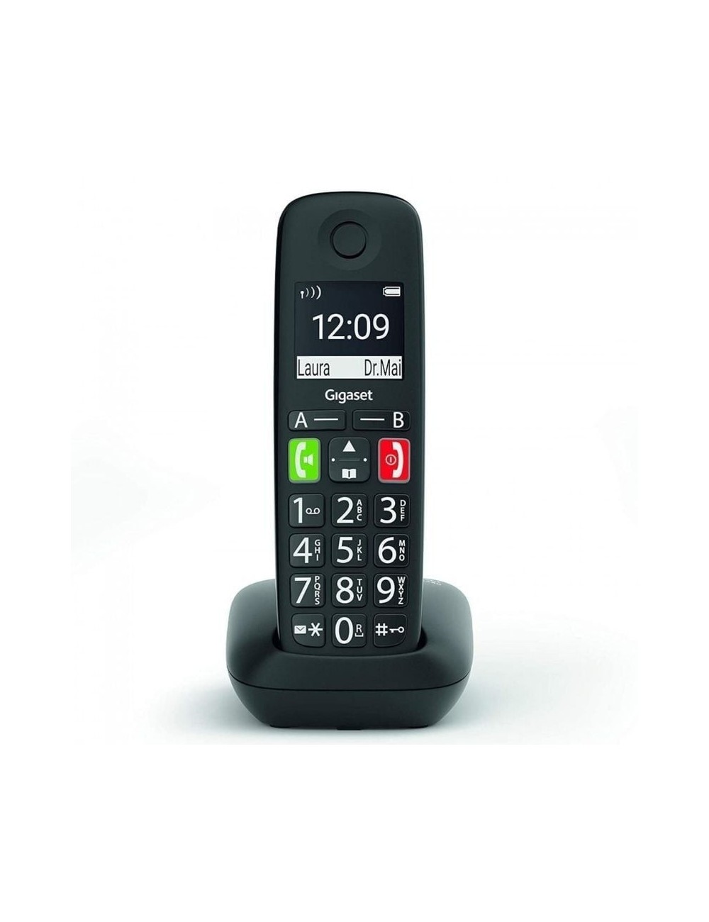 Teléfono Inalámbrico Gigaset E290/ Negro