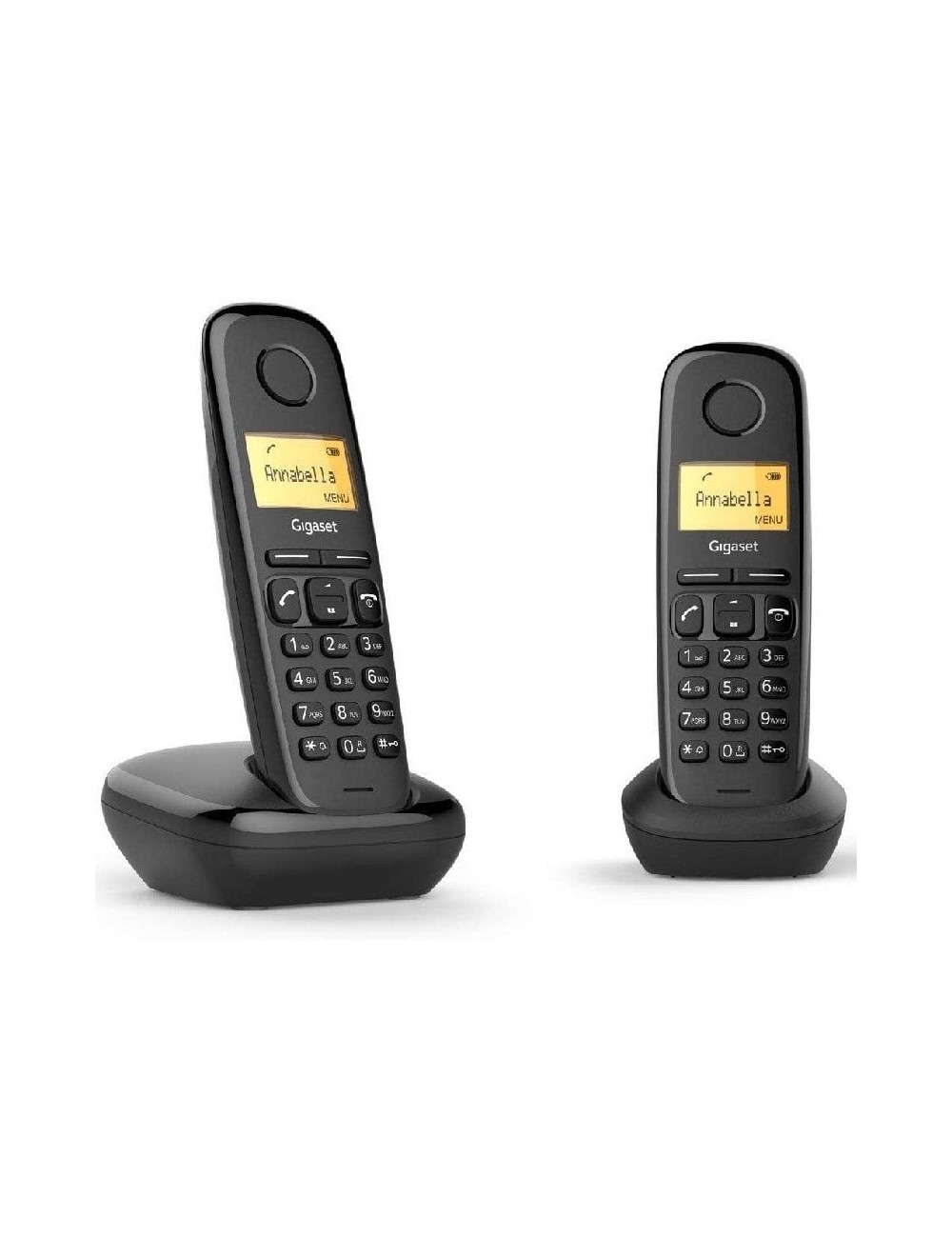Teléfono Inalámbrico Gigaset A270/ Pack DUO/ Negro