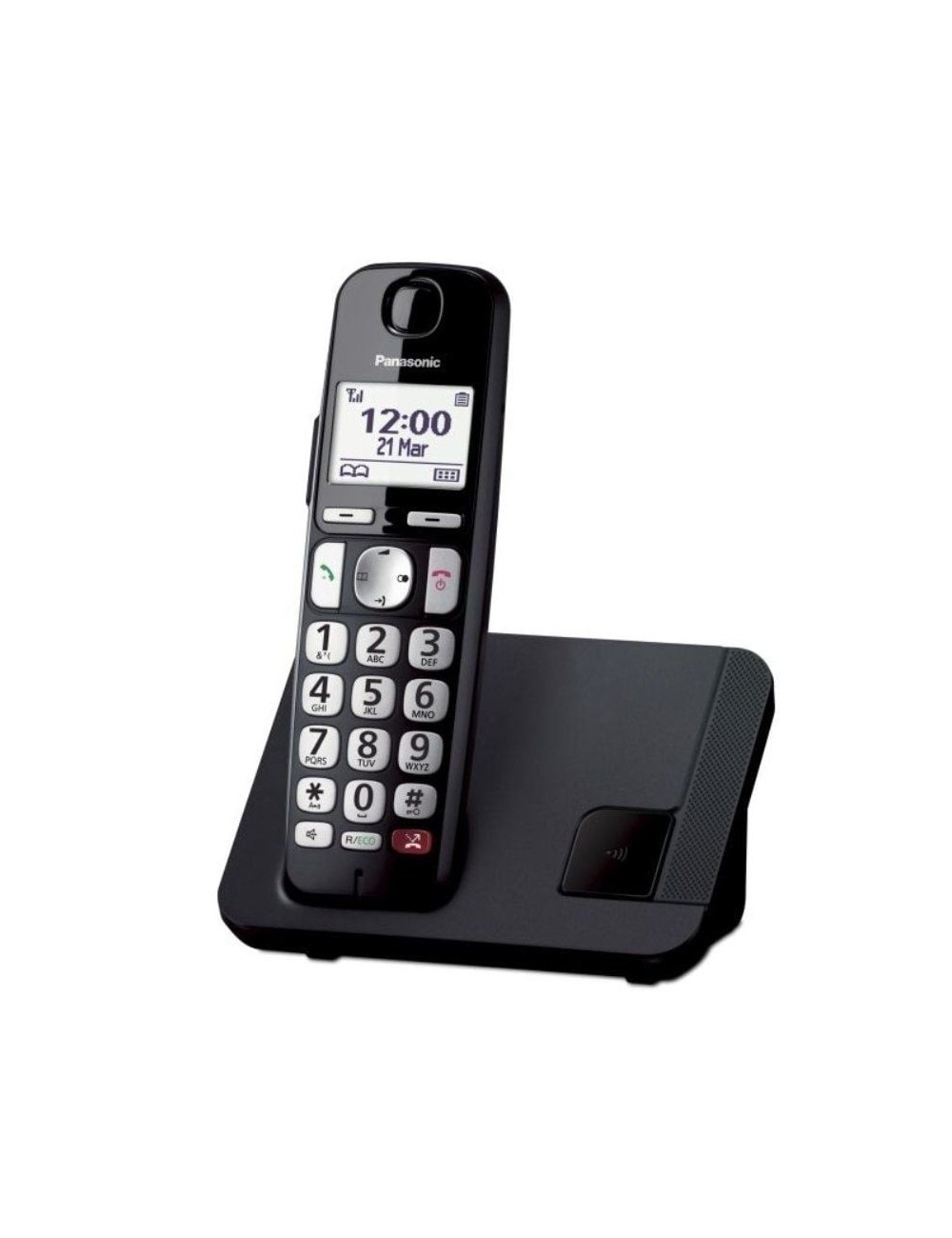 Teléfono Inalámbrico Panasonic KX-TGE250SPB/ Negro