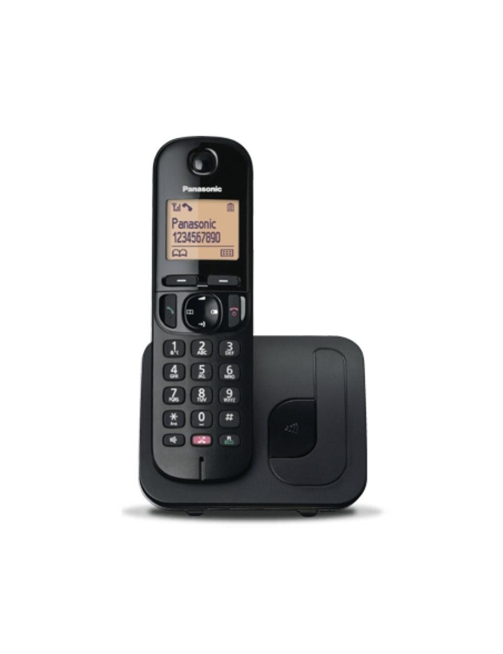 Teléfono Inalámbrico Panasonic KX-TGC250SPB/ Negro