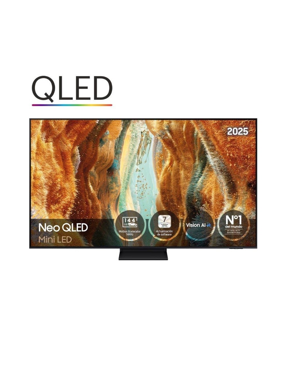 Televisor Samsung Neo QLED QN74F TQ55QN74FAT 55'/ Ultra HD 4K/ Smart TV/ WiFi