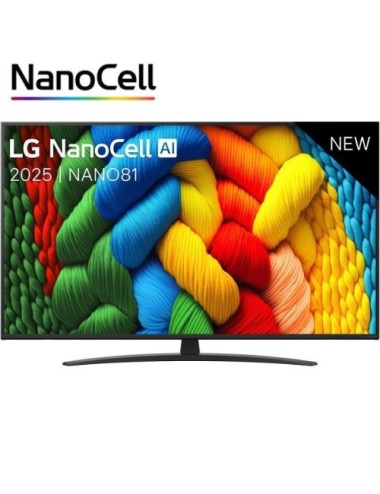 Televisor LG NanoCell 43NANO81A6A 43'/ Ultra HD 4K/ Smart TV/ WiFi