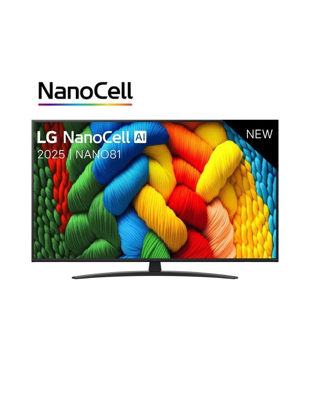 Televisor LG NanoCell 43NANO81A6A 43'/ Ultra HD 4K/ Smart TV/ WiFi