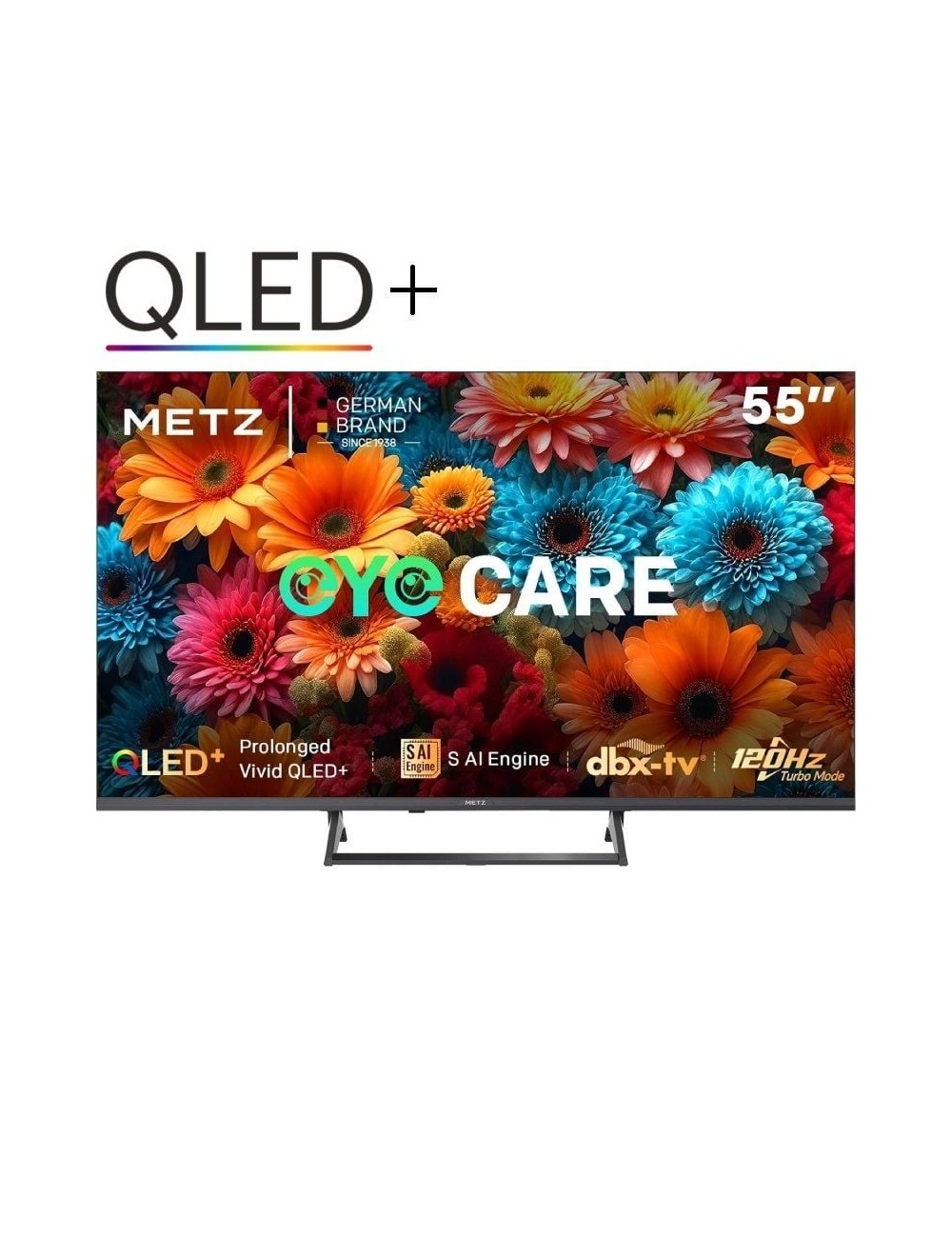 Televisor Metz QLED+ 55MQF7500Z 55'/ Ultra HD 4K/ Smart TV/ WiFi
