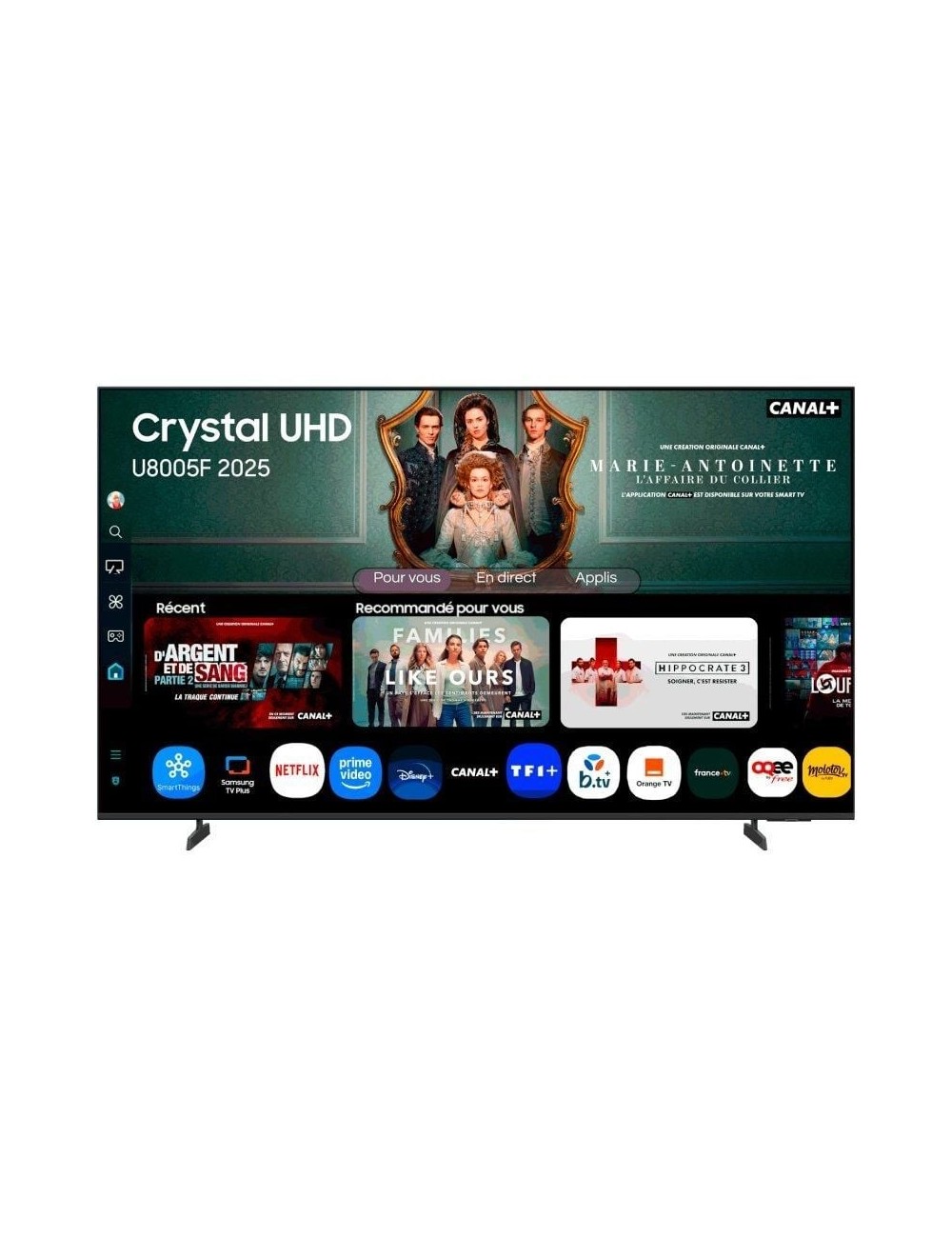 Televisor Samsung Crystal UHD U8005F TU65U8005FU 65'/ UltraHD 4K/ Smart TV/ WiFi