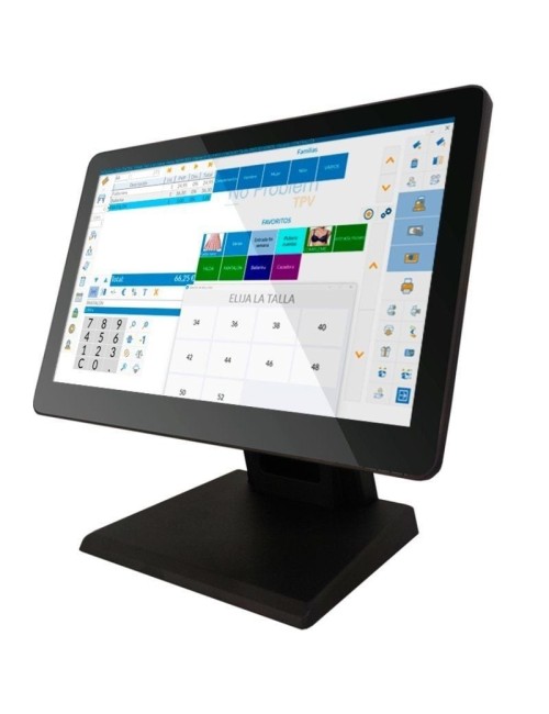 TPV 10POS 10T-16J648128/ Intel J6412/ 8GB/ 128GB SSD/ 15.6'/ Táctil/ WiFi/ Win11 IoT Incluye Software Verifactu + 2h de Formació