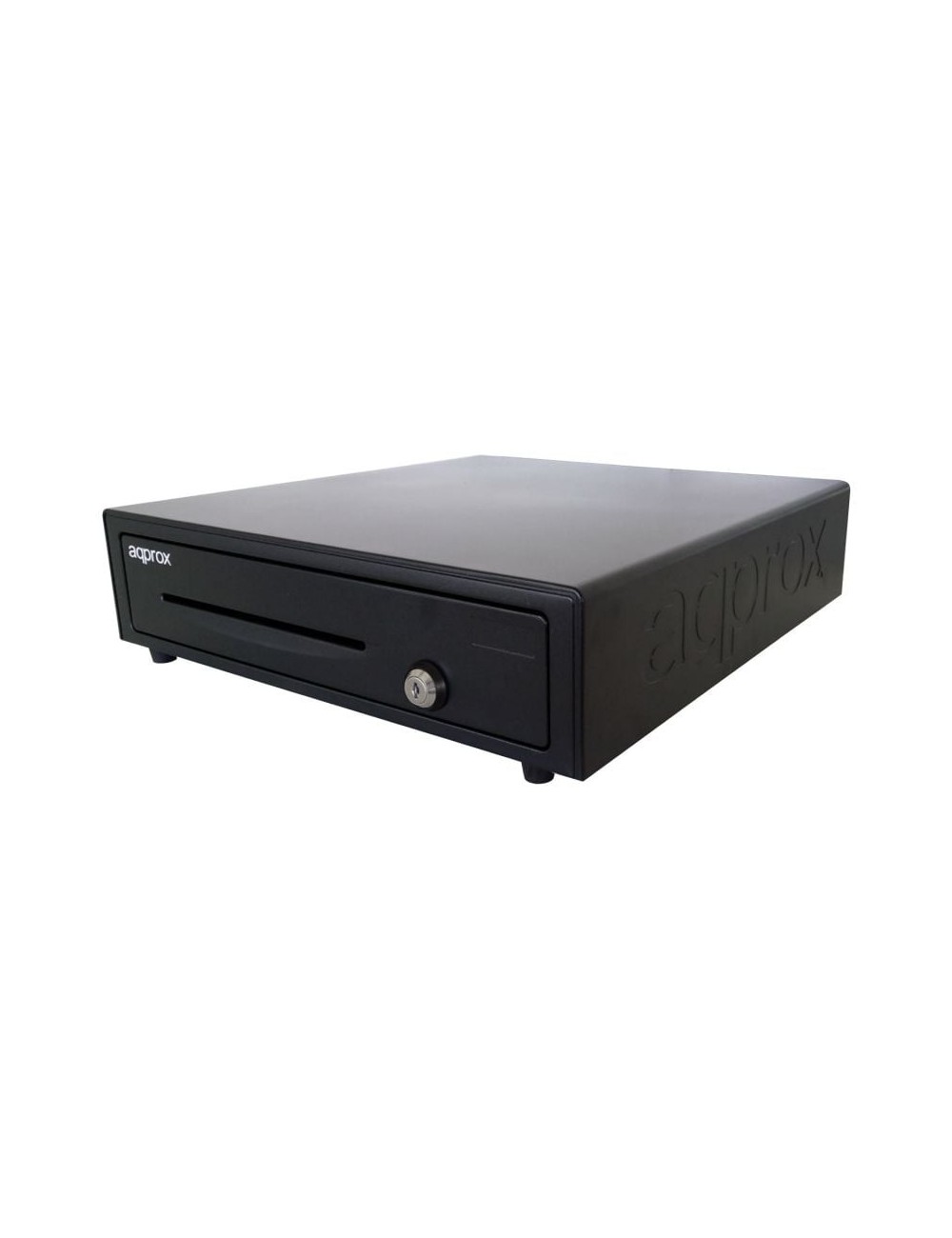 Cajón Portamonedas Approx appCASH01/ Manual y Automático/ Negro