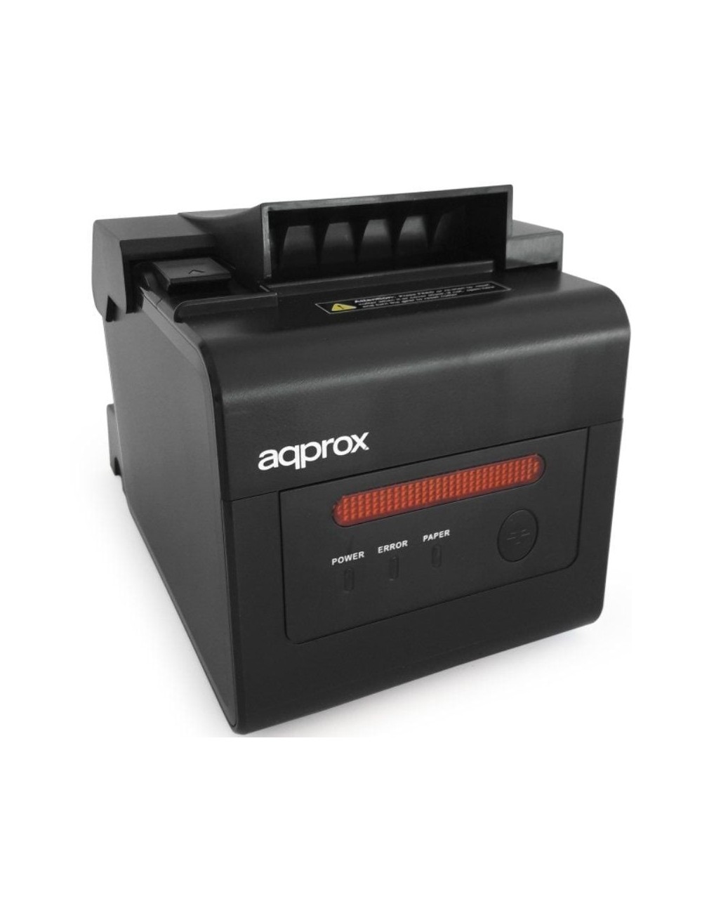Impresora de Tickets Approx appPOS80ALARM/ Térmica/ Ancho papel 58 y 80mm/ USB-RS232-LAN-RJ11/ Negra