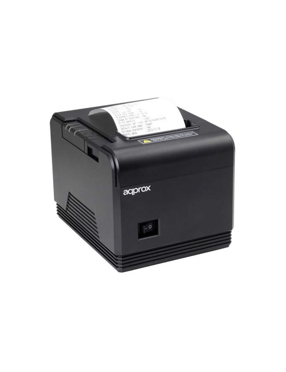 Impresora de Tickets Approx appPOS80AM/ Térmica/ Ancho papel 80mm/ USB-RS232/ Negra