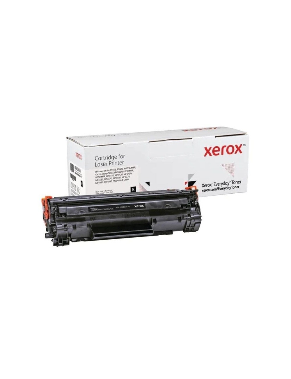 Tóner compatible Xerox 006R03630 compatible con HP CE278A/CRG-126/CRG-128/ 2100 páginas/ Negro