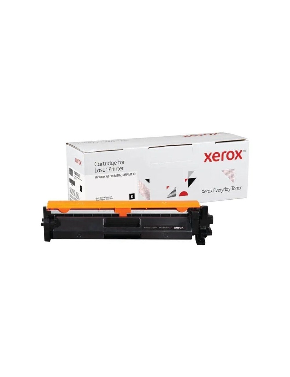Tóner compatible Xerox 006R03637 compatible con HP CF217A/ 1600 páginas/ Negro