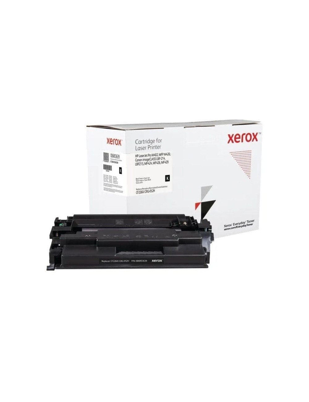Tóner compatible Xerox 006R03639 compatible con HP CF226X/CRG-052H/ 9000 páginas/ Negro