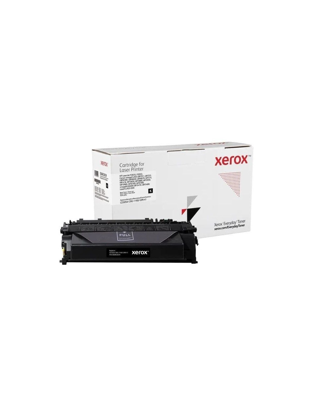Tóner compatible Xerox 006R03839 compatible con HP CE505X/ CRG-119II/ GPR-41/ 6500 páginas/ Negro