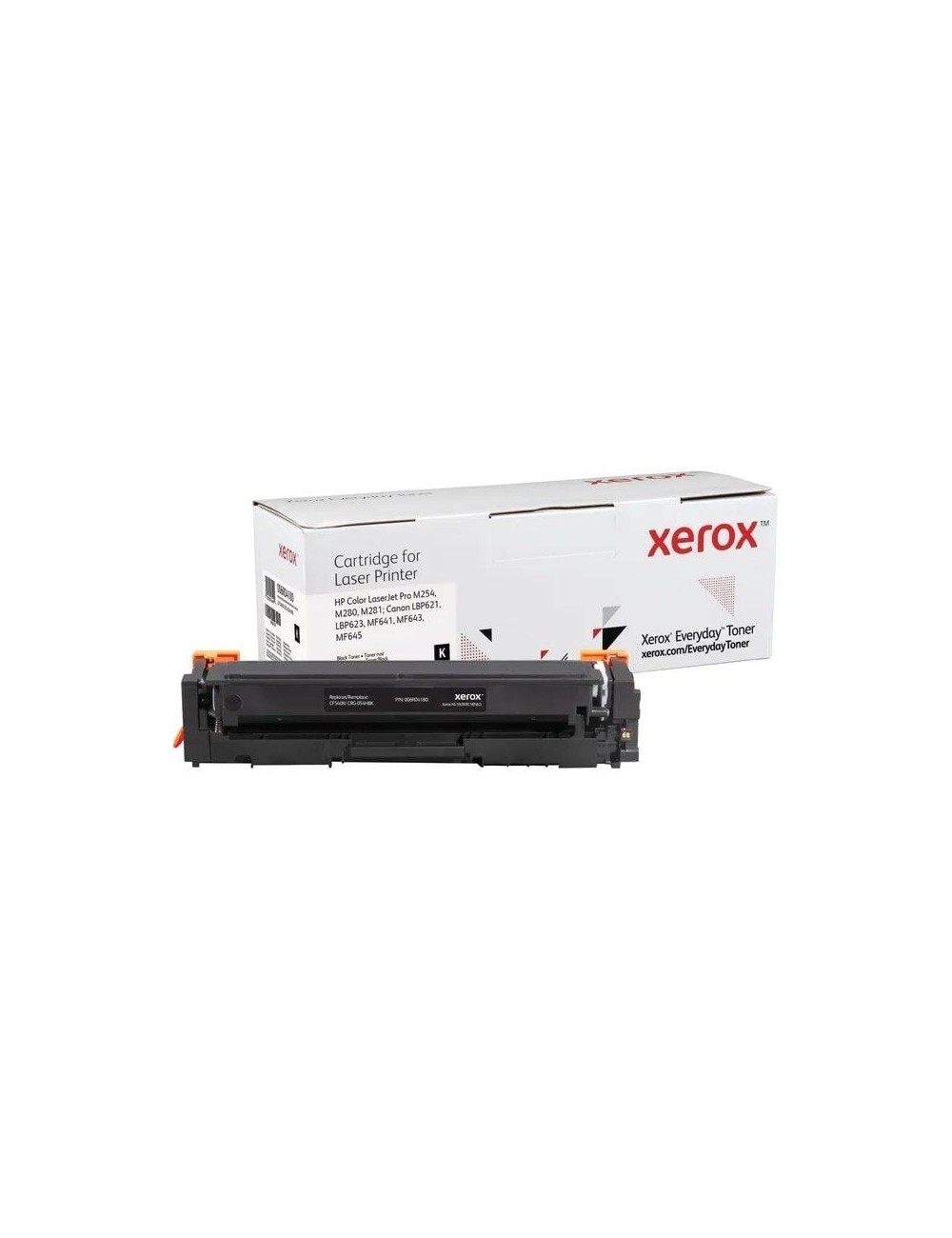 Tóner compatible Xerox 006R04180 compatible con HP CF540X/CRG-054HBK/ 3200 páginas/ Negro