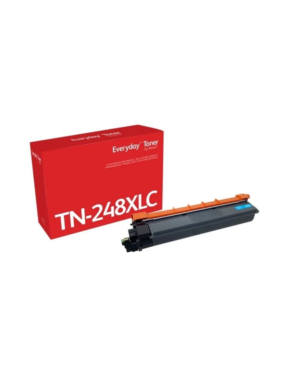 Tóner compatible Xerox 006R04876 compatible con Brother TN248XLC Alta Capacidad/ Cian
