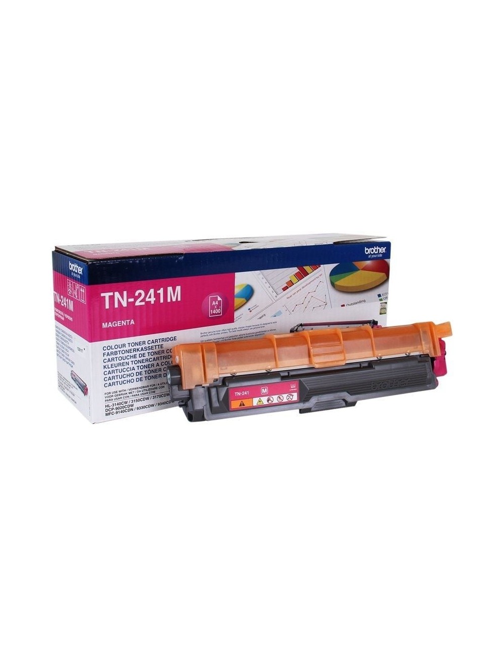 Tóner Original Brother TN-241M/ Magenta