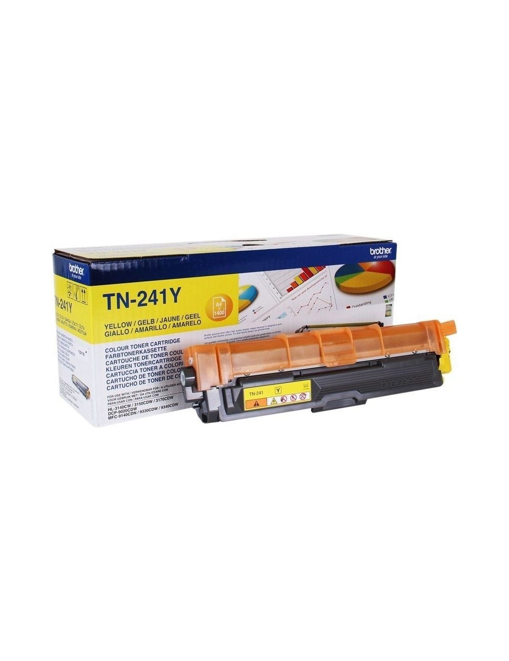 Tóner Original Brother TN-241Y/ Amarillo