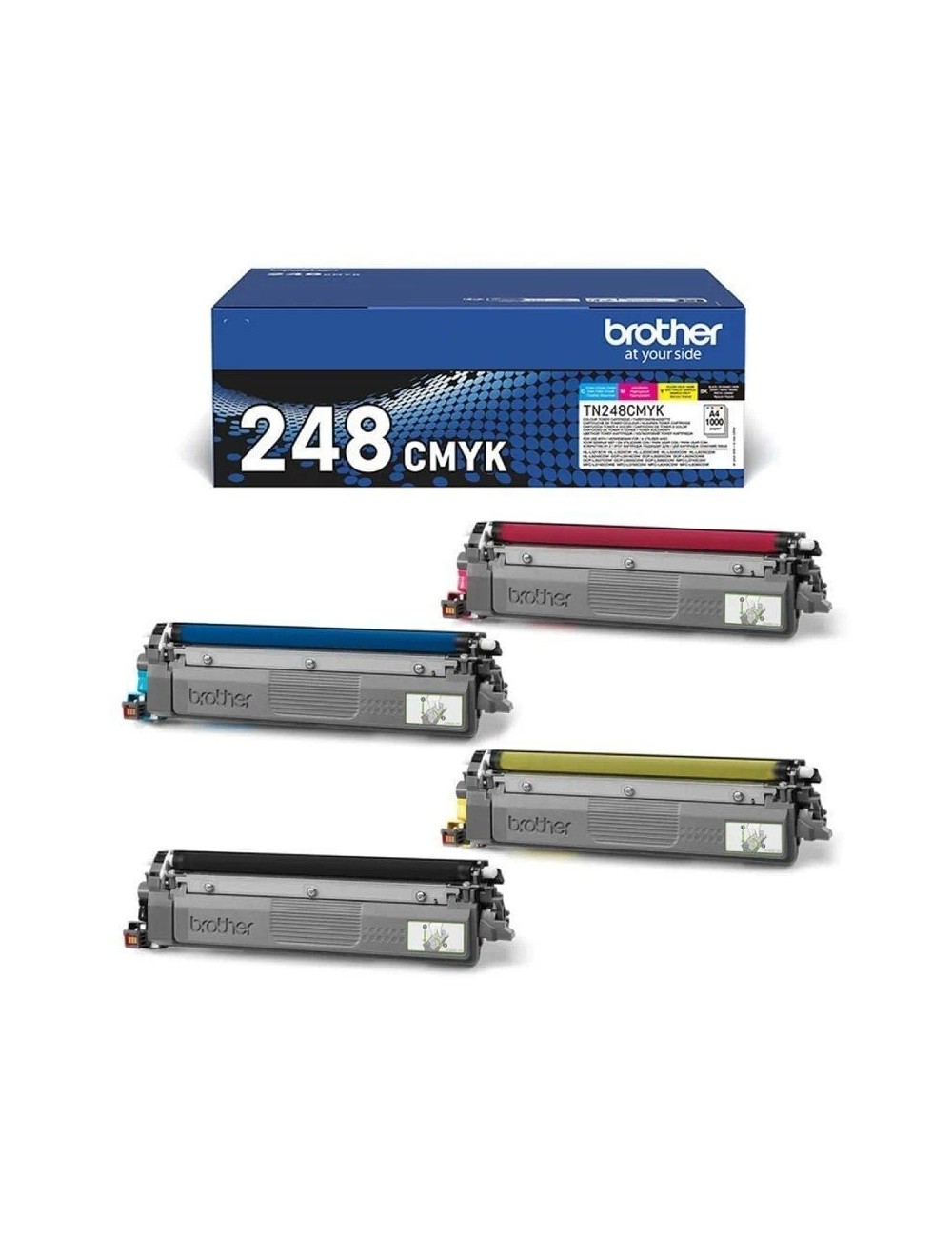 Tóner Original Brother TN-248VAL Multipack/ Negro/ Cian/ Magenta/ Amarillo