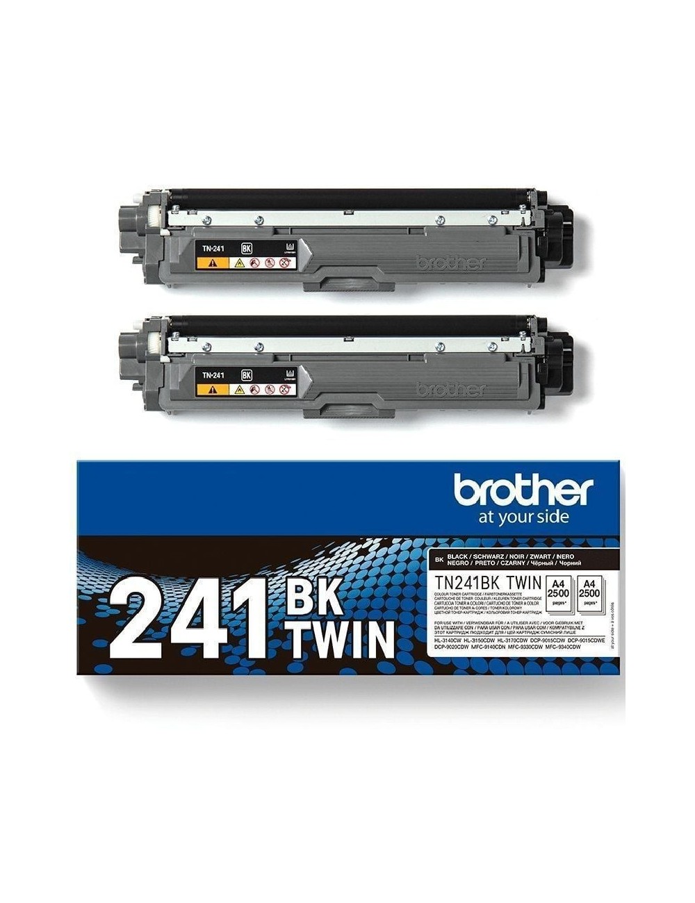 Tóner Original Brother TN241BKTWIN Multipack/ 2x Negro
