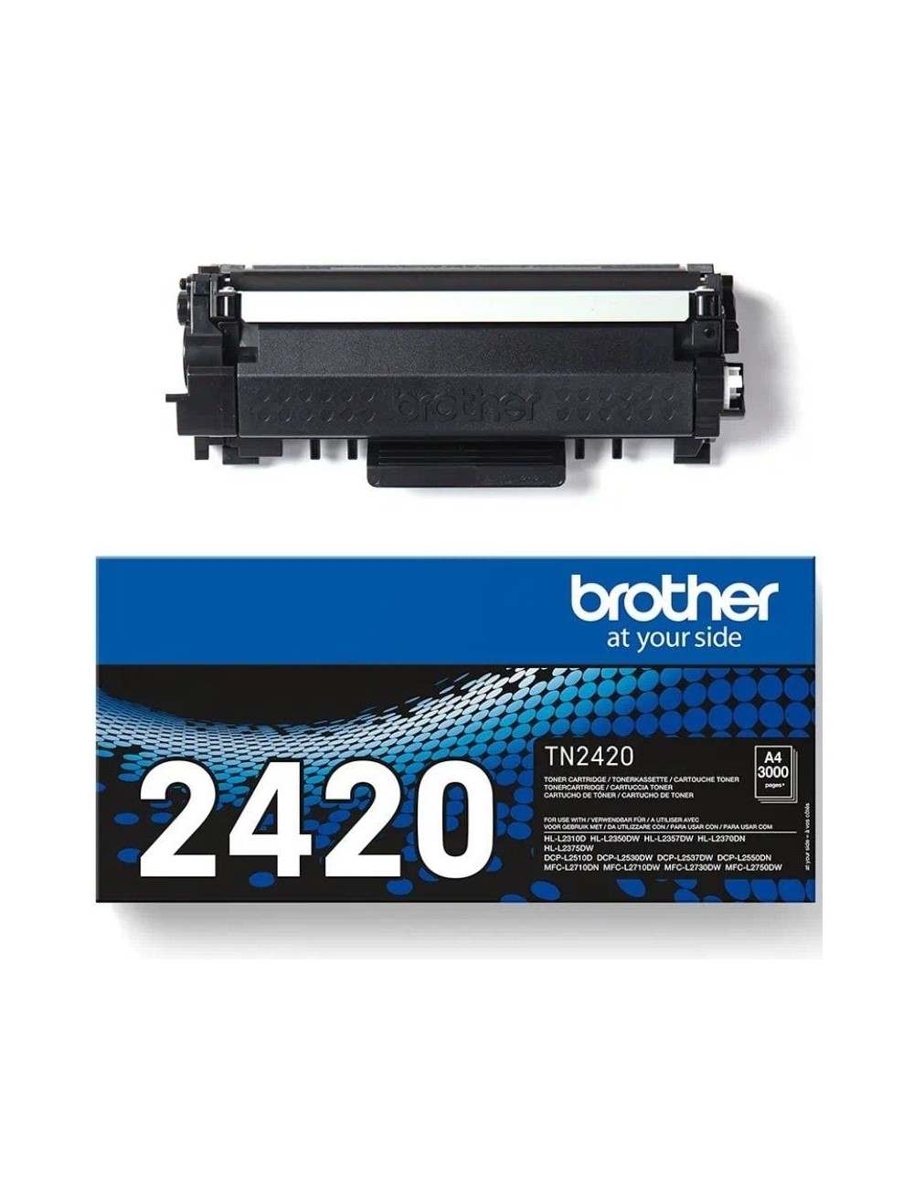 Tóner Original Brother TN-2420 Alta Capacidad/ Negro