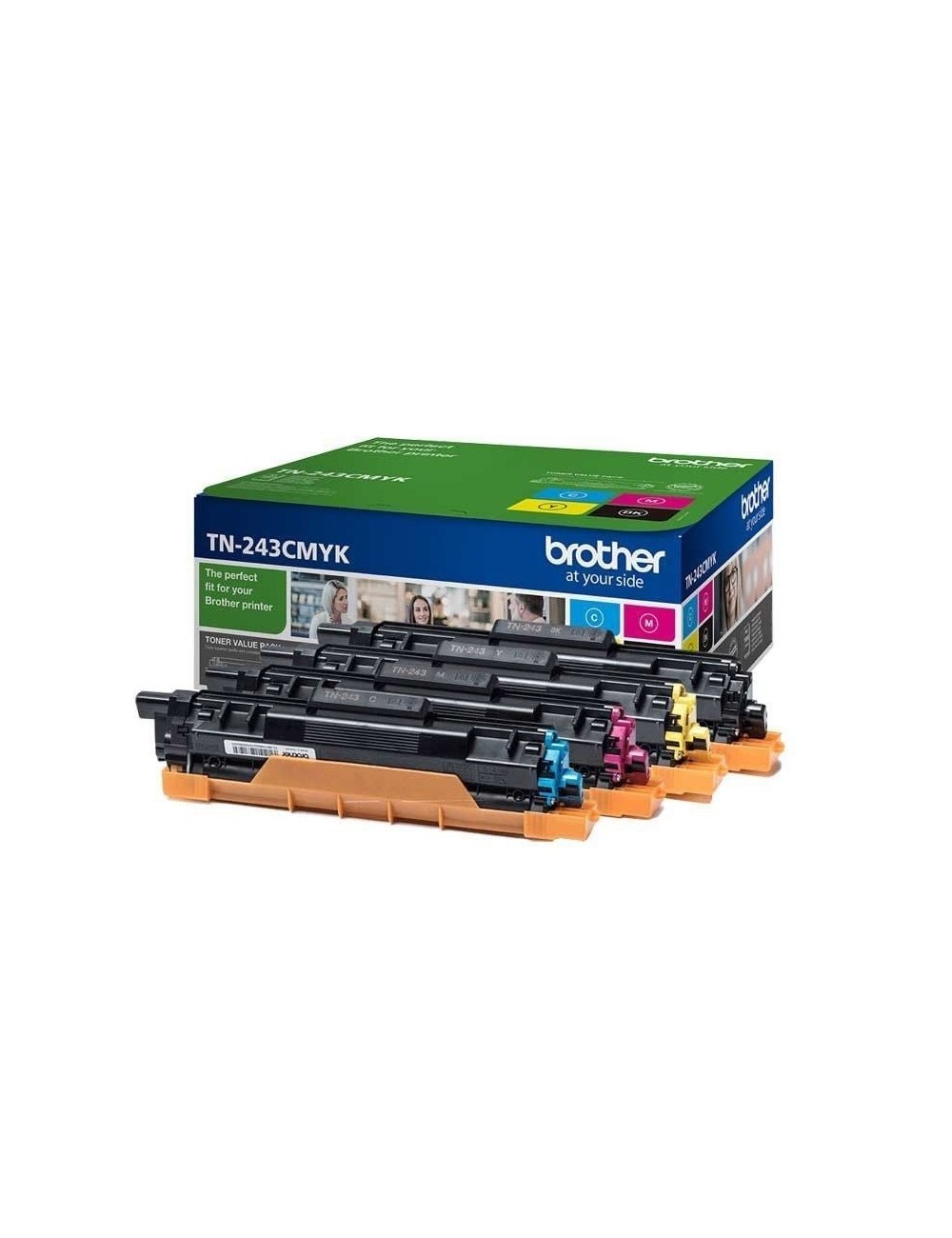 Tóner Original Brother TN-243CMYK Multipack/ Cian/ Magenta/ Amarillo/ Negro