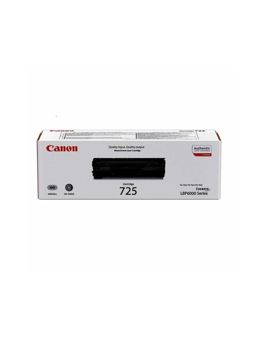 Tóner Original Canon nº725/ Negro