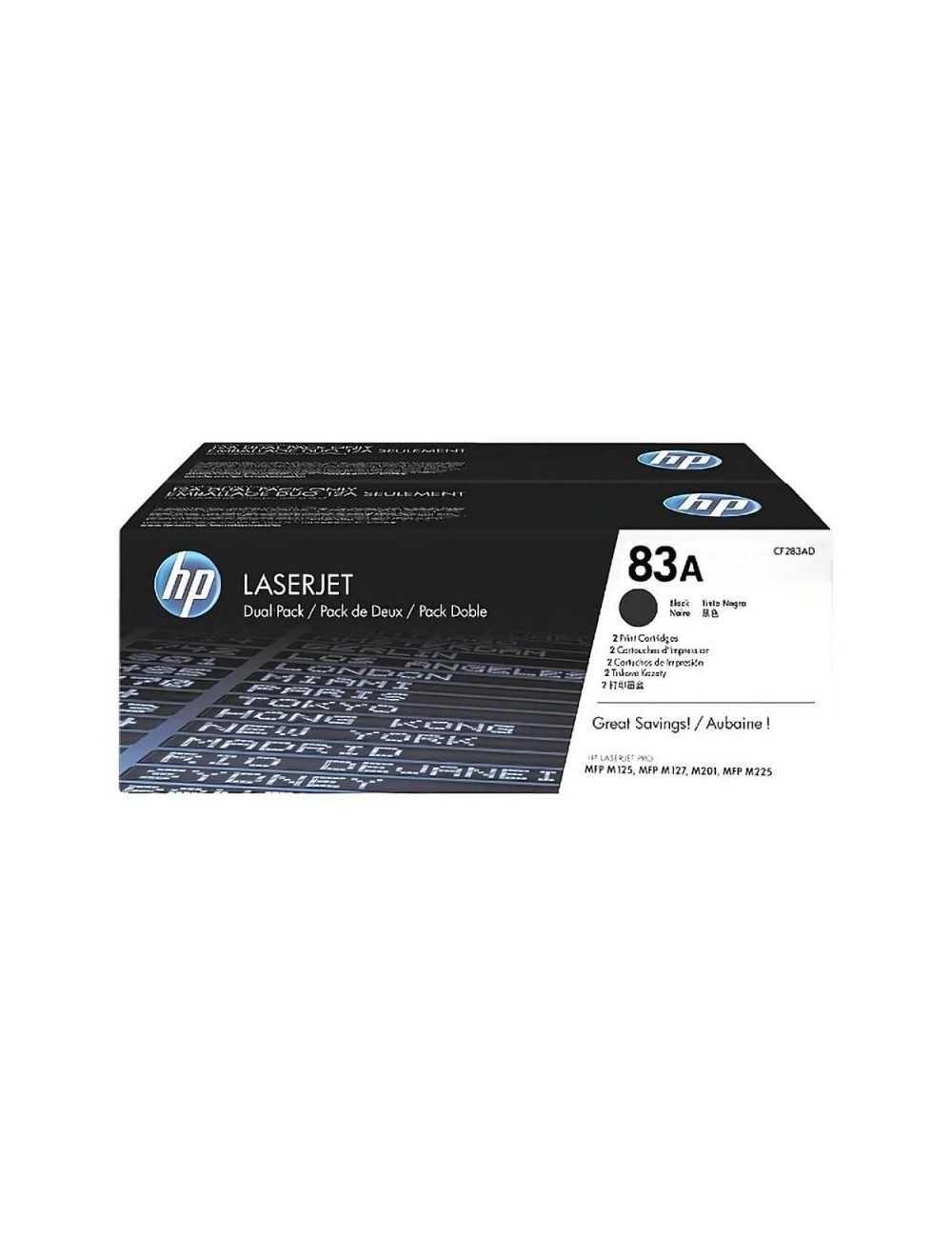 Tóner Original HP nº83A Multipack/ 2x Negro