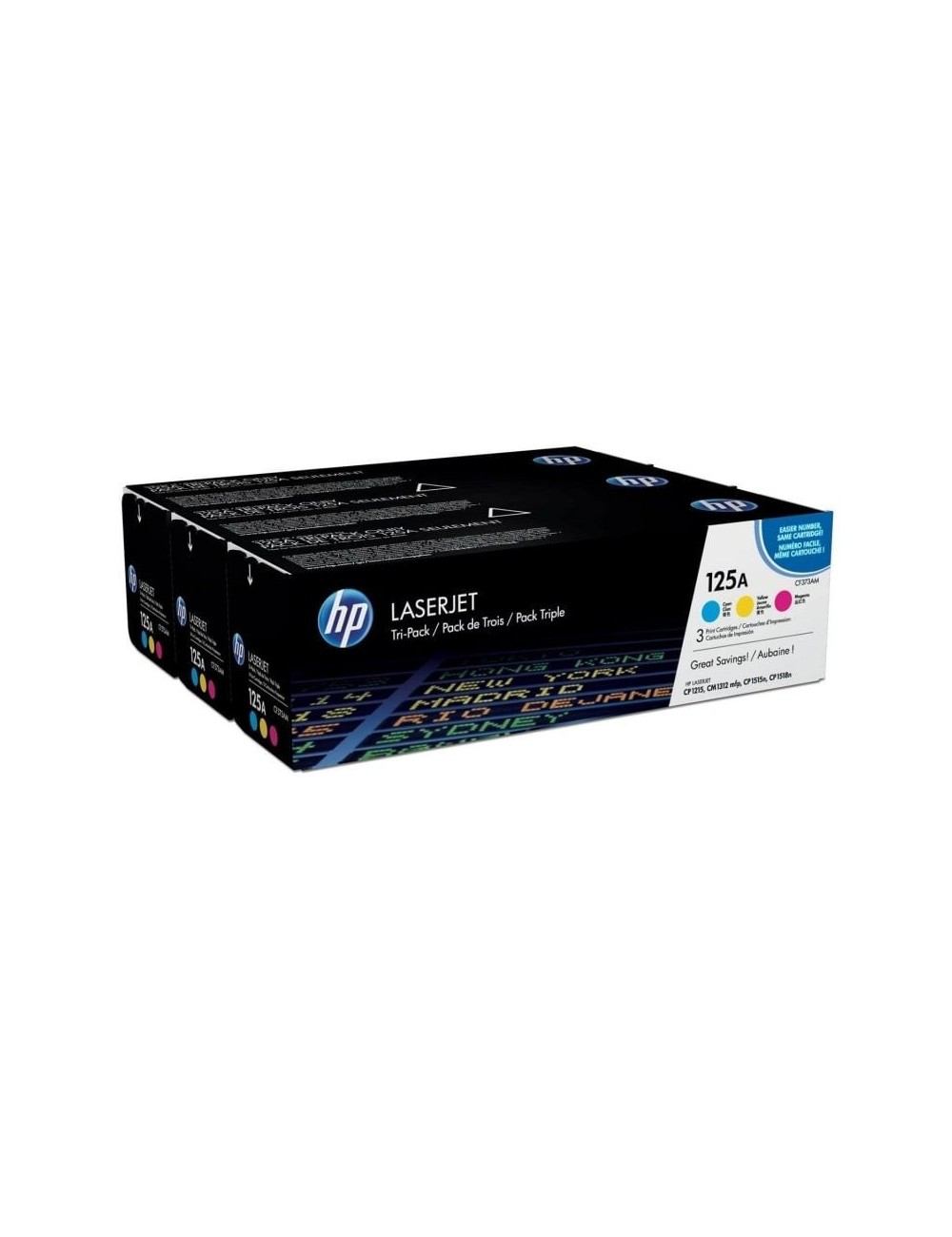 Tóner Original HP nº125A Multipack/ Cian/ Magenta/ Amarillo