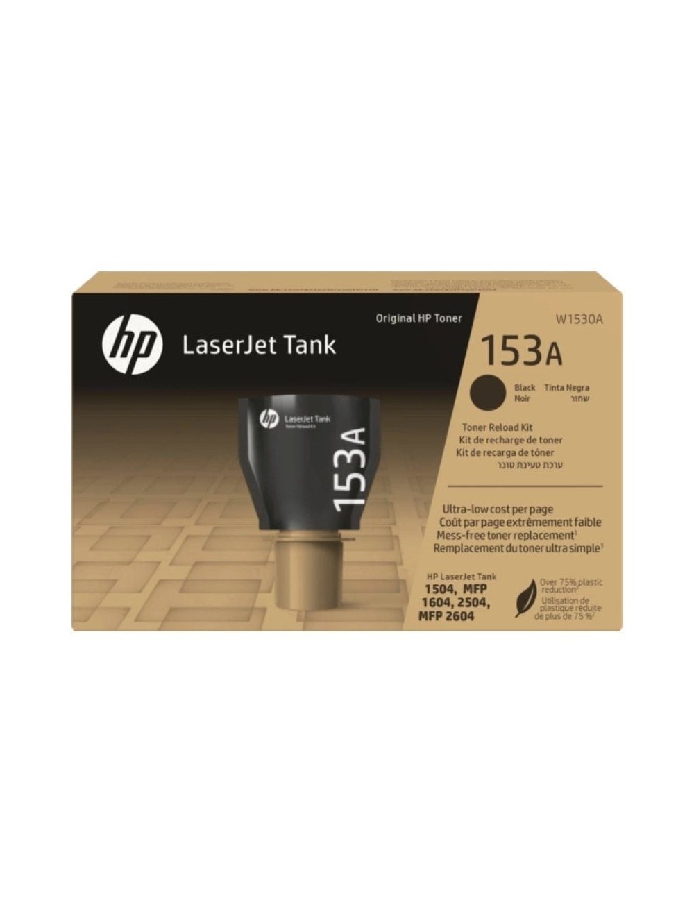 Kit de Recarga Tóner Original Laserjet Tank nº153A/ Negro