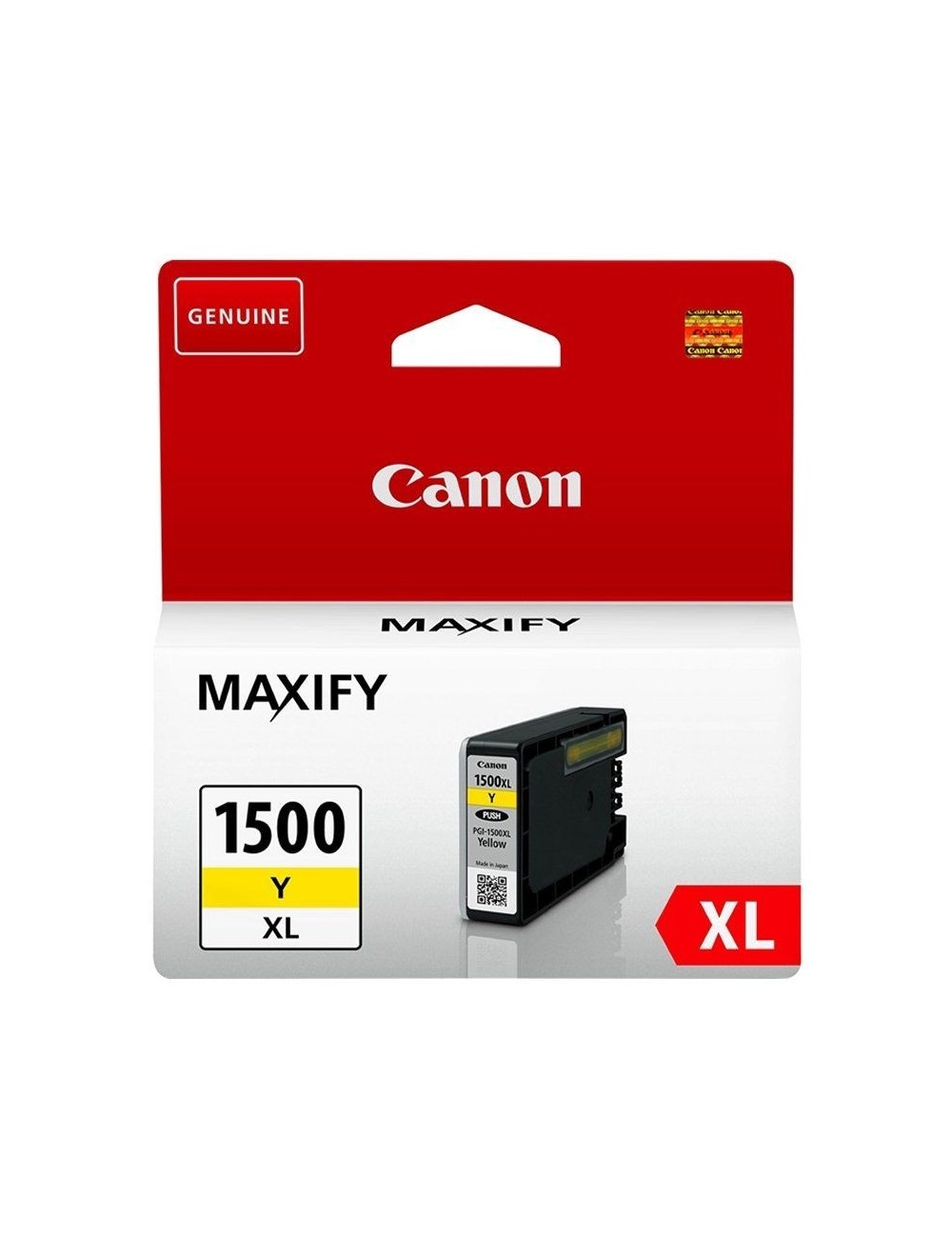 Cartucho de Tinta Original Canon PGI-1500XL Alta Capacidad/ Amarillo