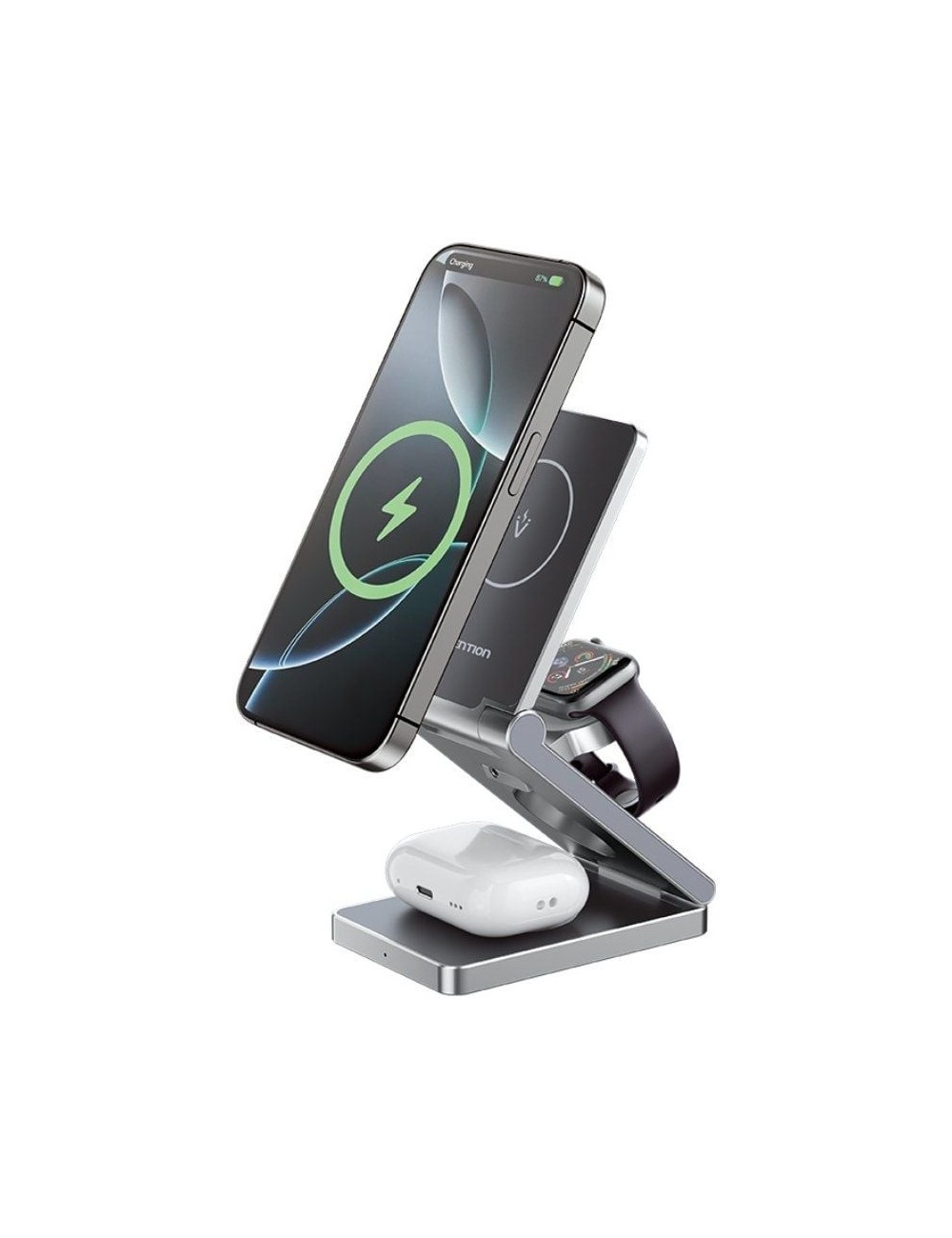 Base de carga Inalámbrica/ MagSafe Vention FGFH0/ 15W