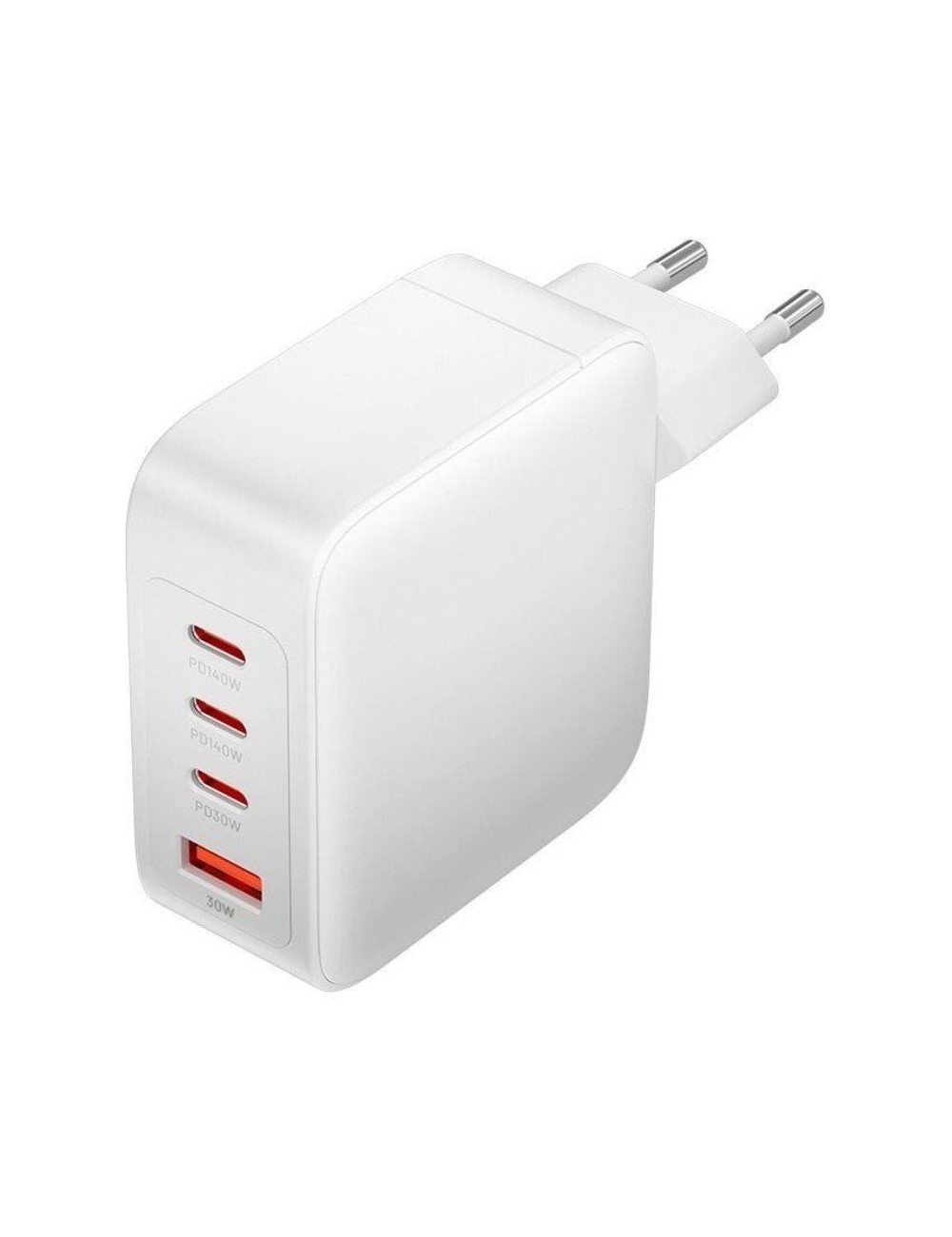 Cargador de Pared GaN Vention FEIW0-EU/ 3xUSB Tipo-C + Cable USB Tipo-C/ 1xUSB/ 140W