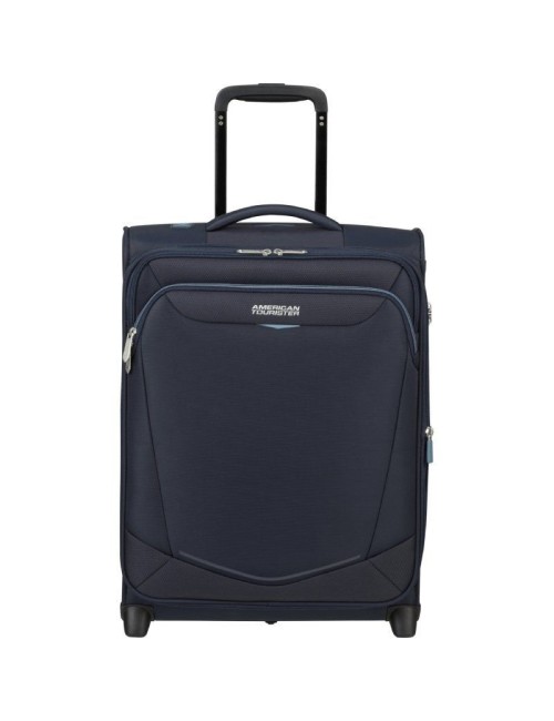 Maleta de Cabina American Tourister Upright SummerRide 55cm/ 55x40x20cm/ 2 Ruedas/ Azul Marino