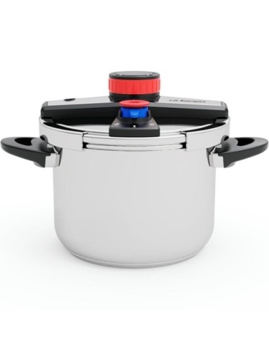 Olla a Presión Orbegozo HP 6200/ 6L/ Acero Inoxidable/ Apta para Inducción